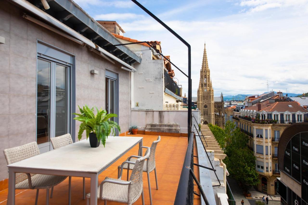 Modern Apartment With Spacious Terrace San Sebastian Ngoại thất bức ảnh