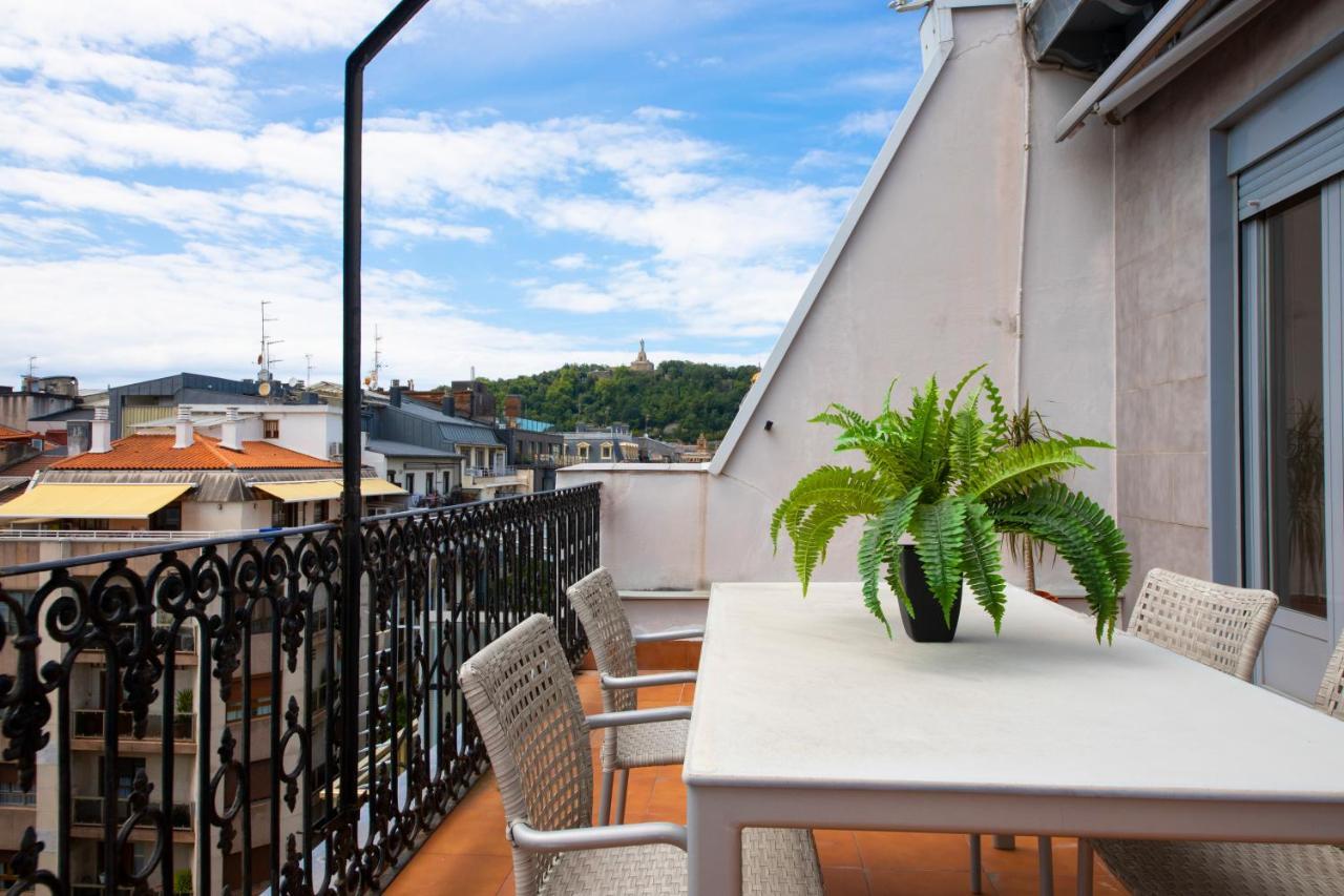 Modern Apartment With Spacious Terrace San Sebastian Ngoại thất bức ảnh